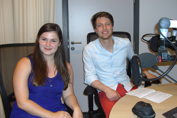 Eifeler Mundart: Yannick Ballmann und Elena Hoffmann in den USA