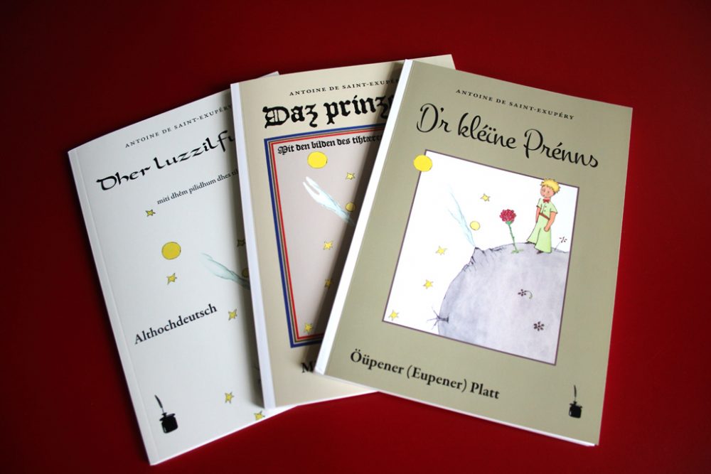 Eupener Mundart: ''D'r kléïne Prénns'', Lieder und Vertélltje